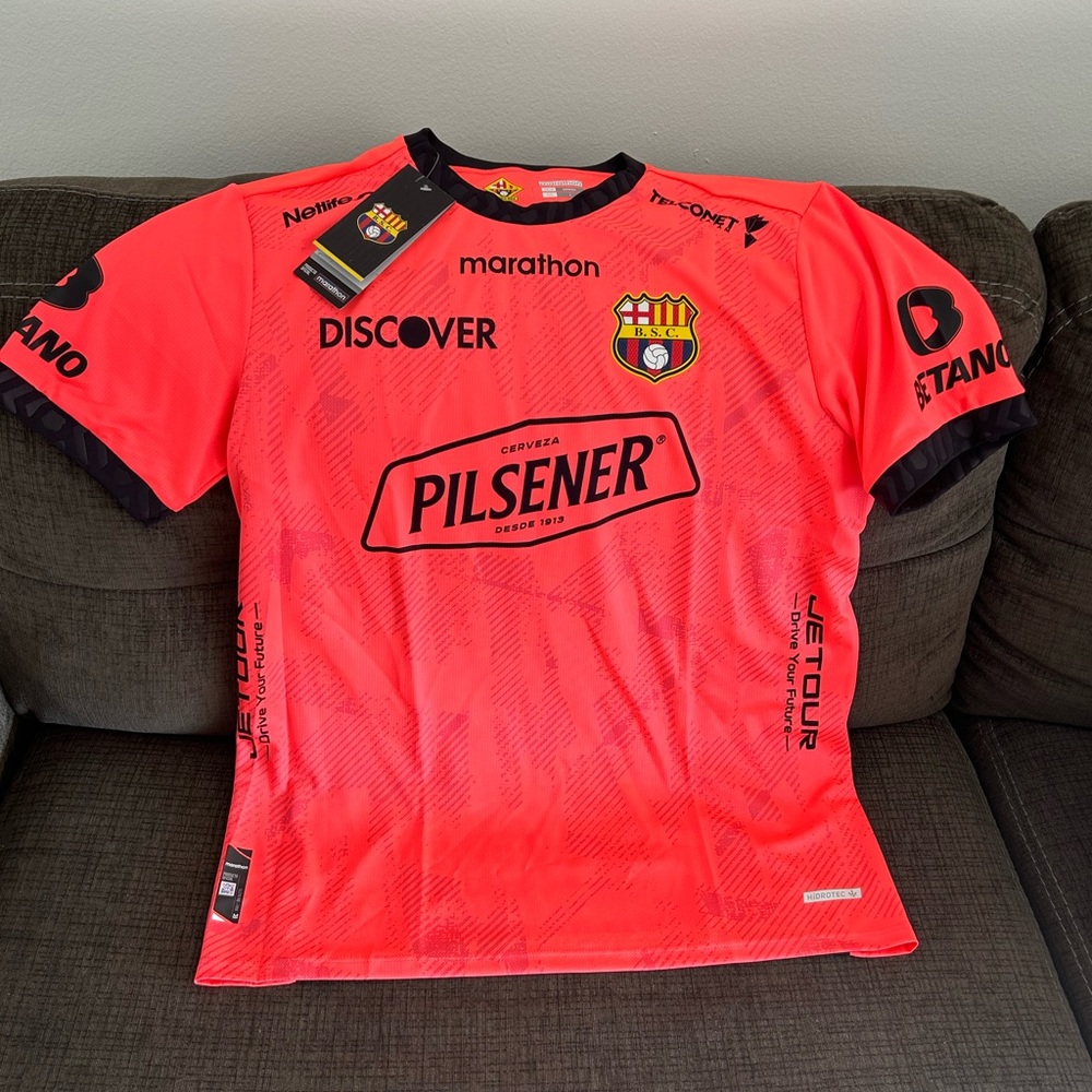Marathon Authentic Barcelona Guayaquil Ecuador Soccer 2023 Jersey Men’s Sz: L